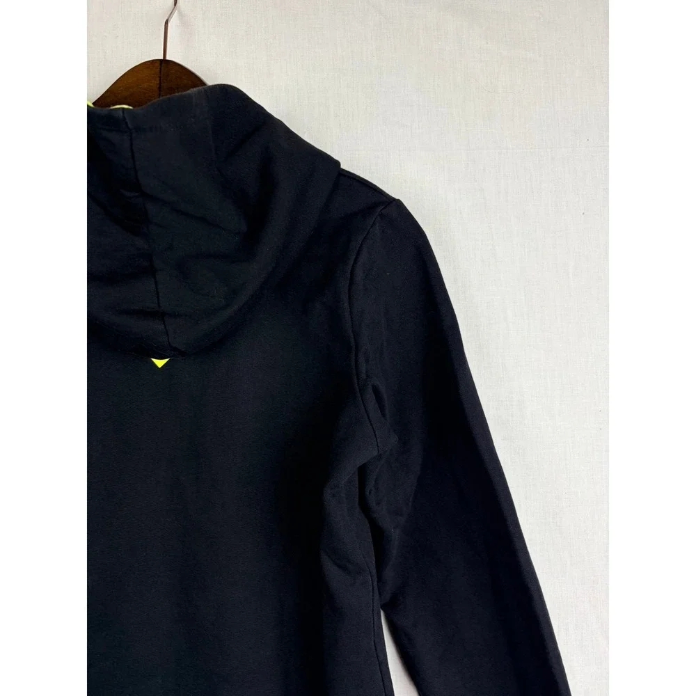 LC Waikiki Boys 11Y Black‎ Dont Give Up Graphic Hoodie Neon Yellow  Pullover